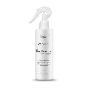 ktein 100% Plant Based Natural Hair Heat Protection with Xtra Shine Spray Hair Spray (200 ml)